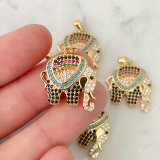 Pave Elephant Charm