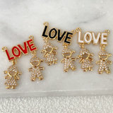 Love Charm With Boy And Girl Charm