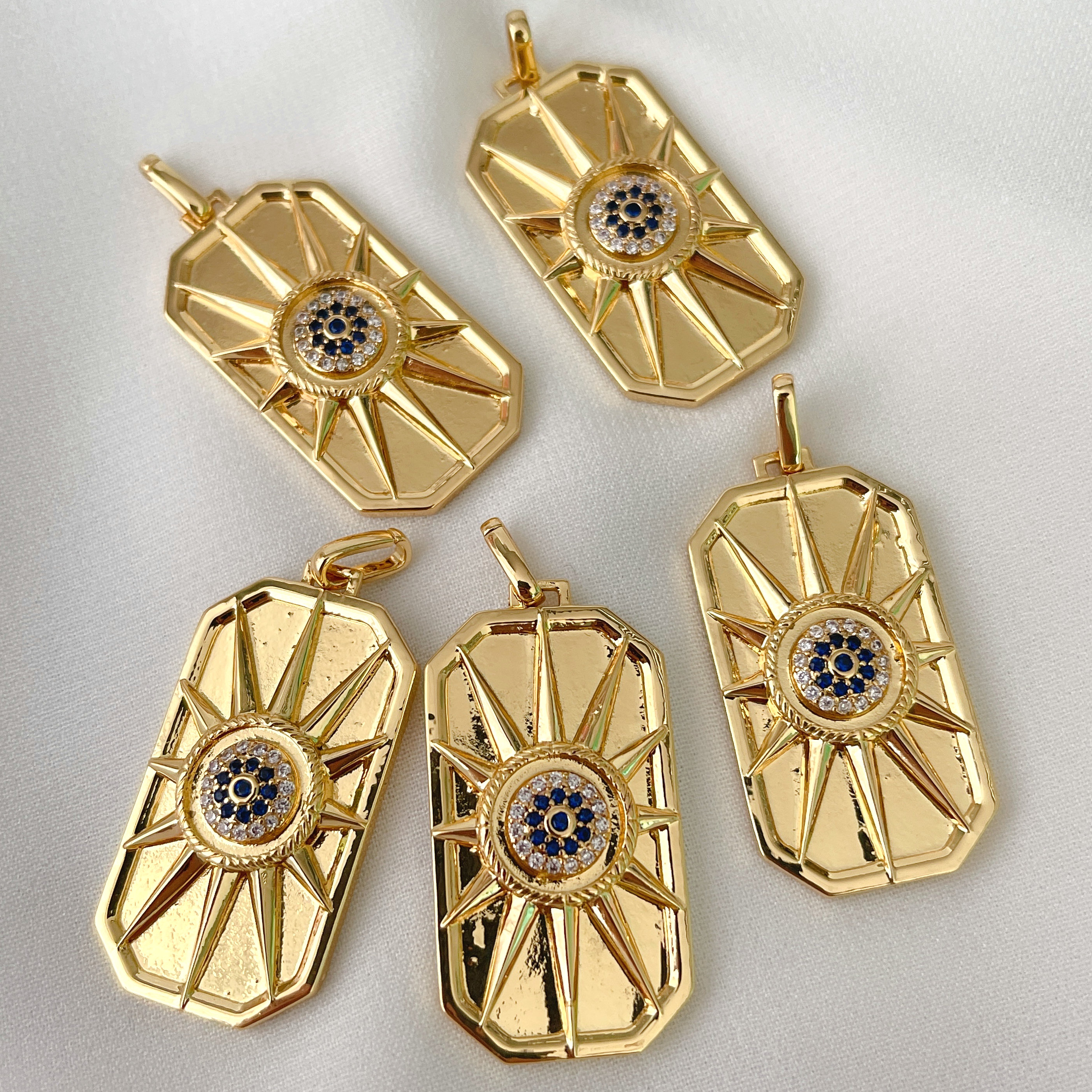 Big Square Eye Pendant