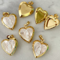 MOP Virgin Mary  Album box Pendant