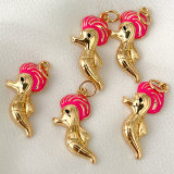 Red seahorse Pendant