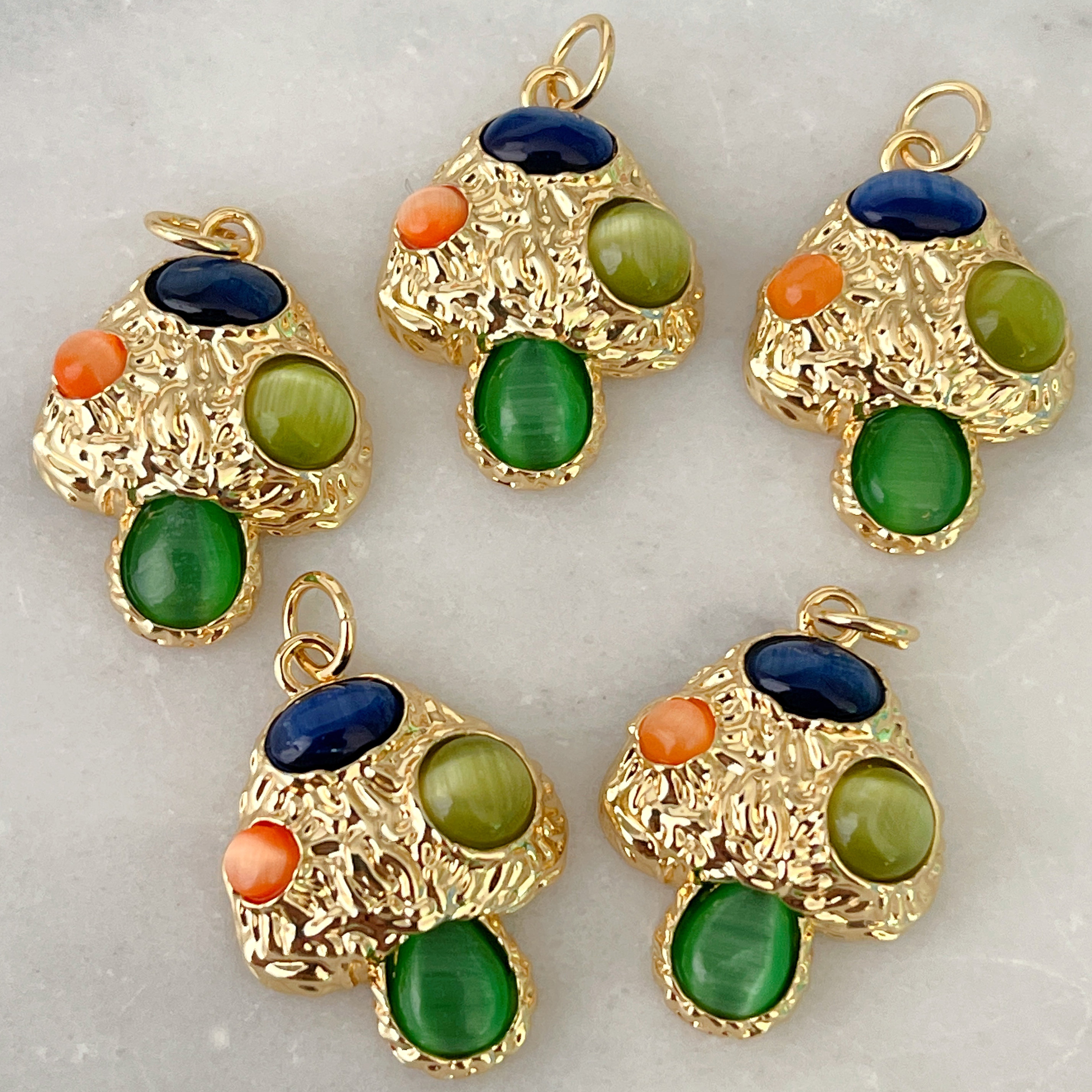 Colorful Mushroon Pendant