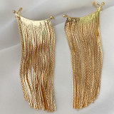 Chain Tassel earrings