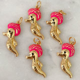 Red seahorse Pendant