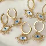 Mop Eye Charm Earrings
