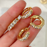 18K Gold Plated Simple Hoop Earrings