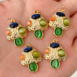 Colorful Mushroon Pendant
