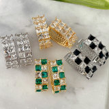 Zircon Square Earrings CMEADL-2453179