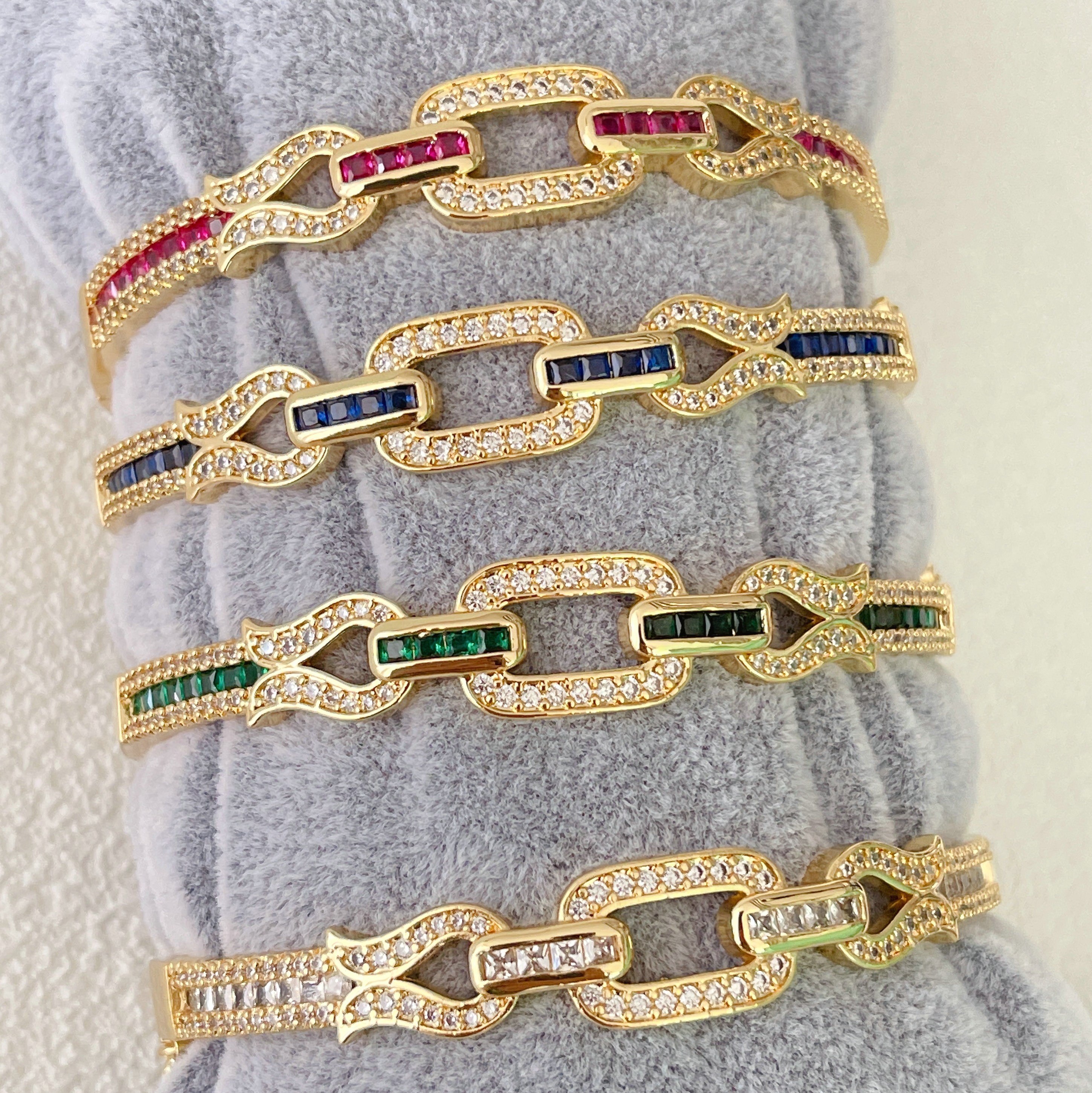 Pave Chain Bangle