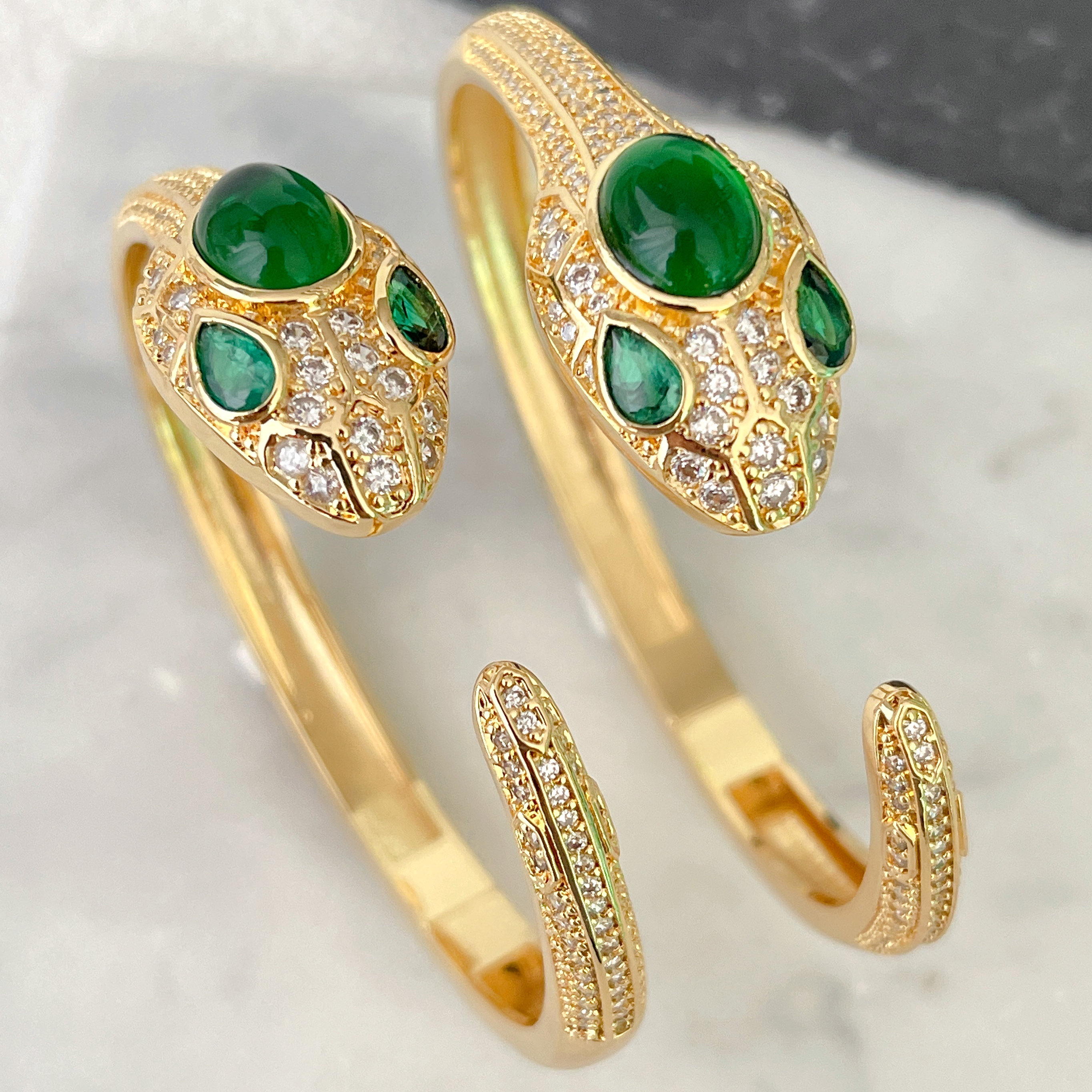 Green Snake Bangle