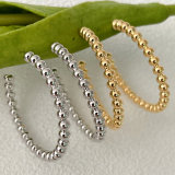 Ball Hoop Earrings