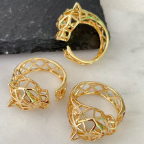 Metal Leopard Ring