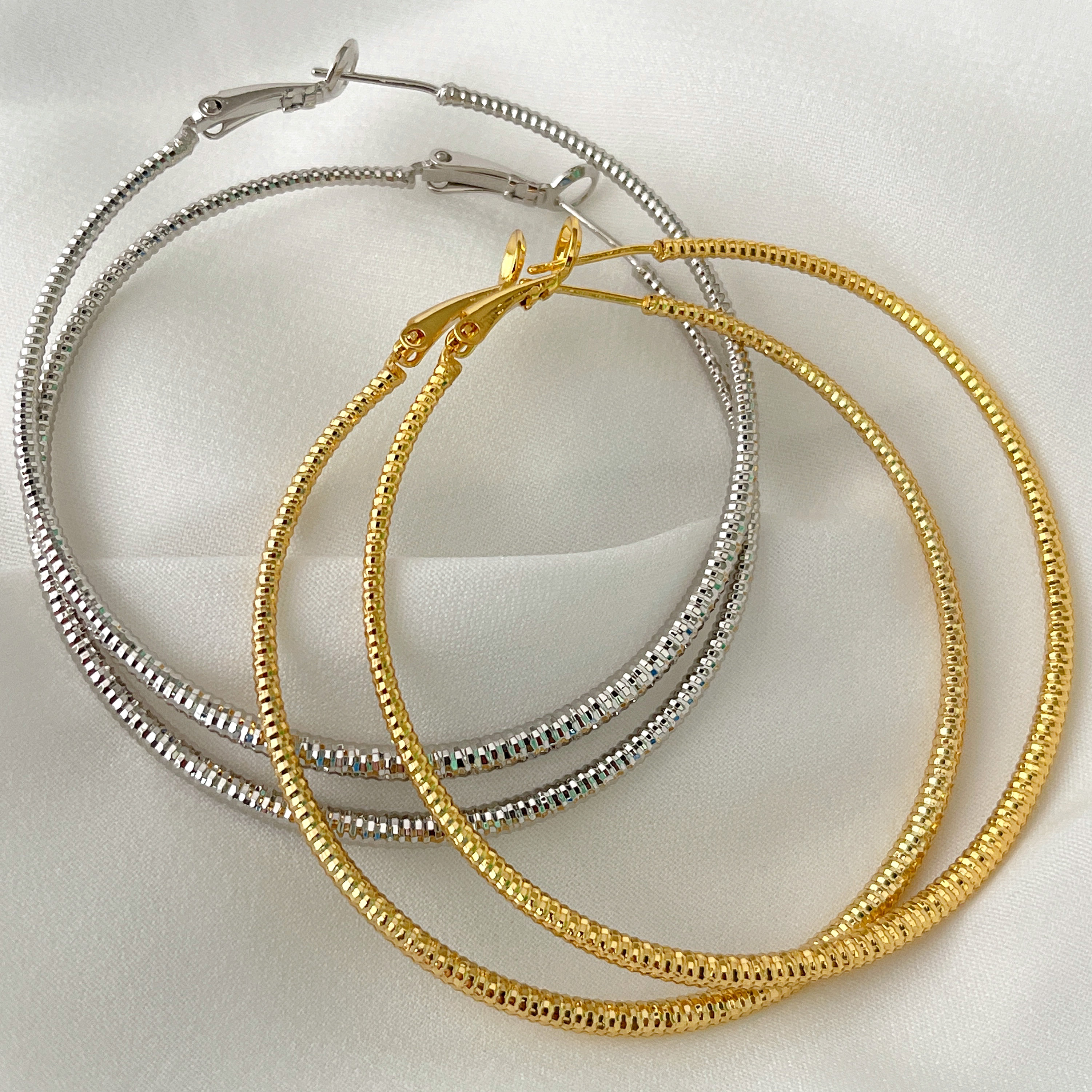 Fashion Simple Big Hoop Earrings