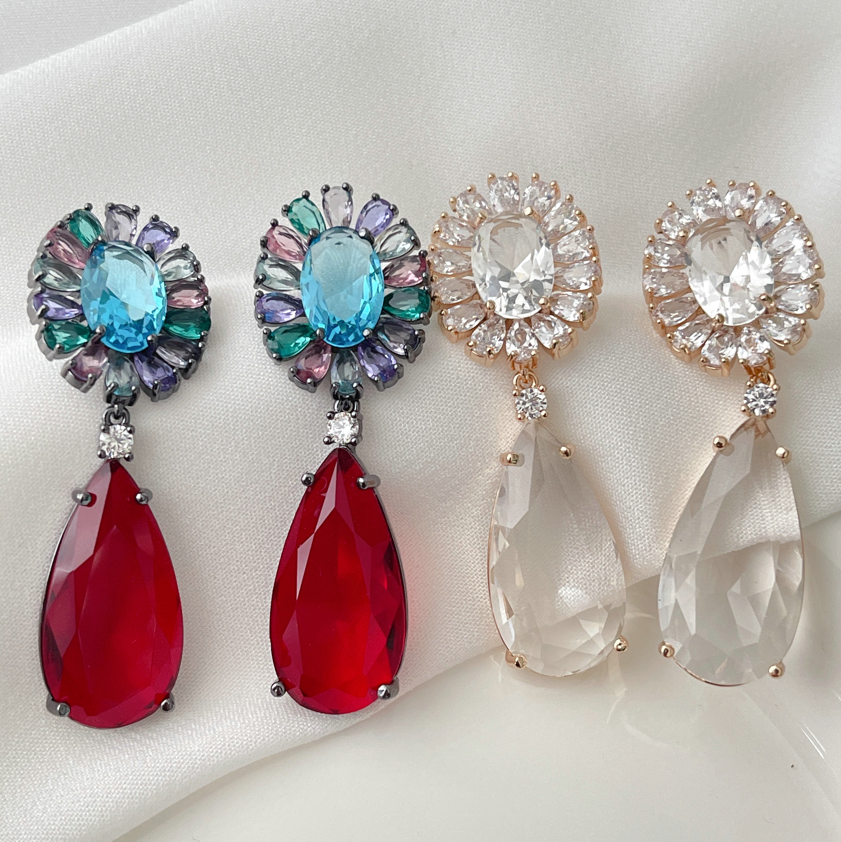Big Water Drop Fine Earrings