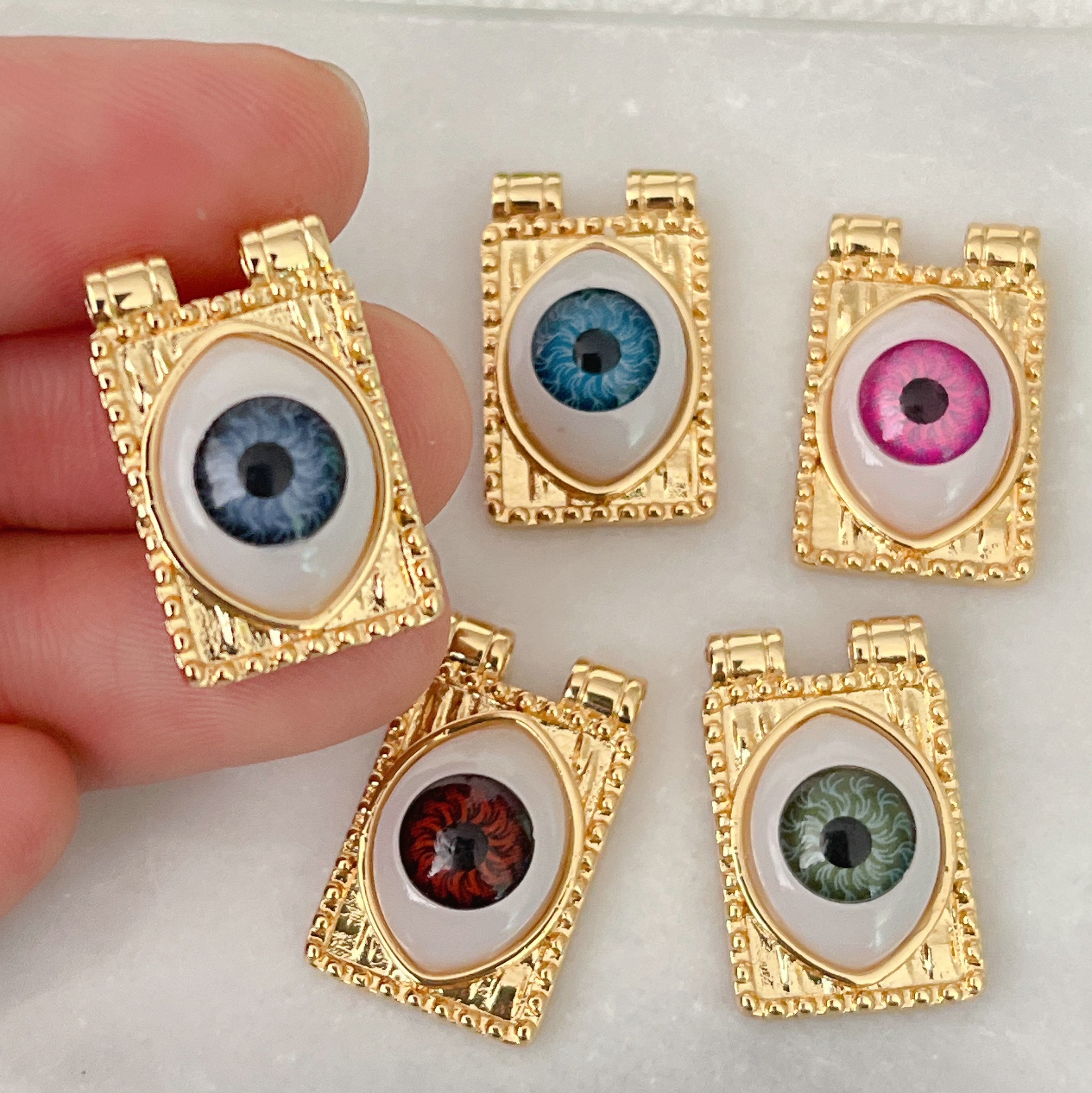 Square Eye Charm