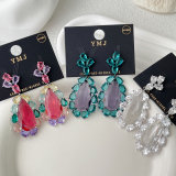 Flower Zircon Earrings