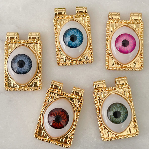 Square Eye Charm