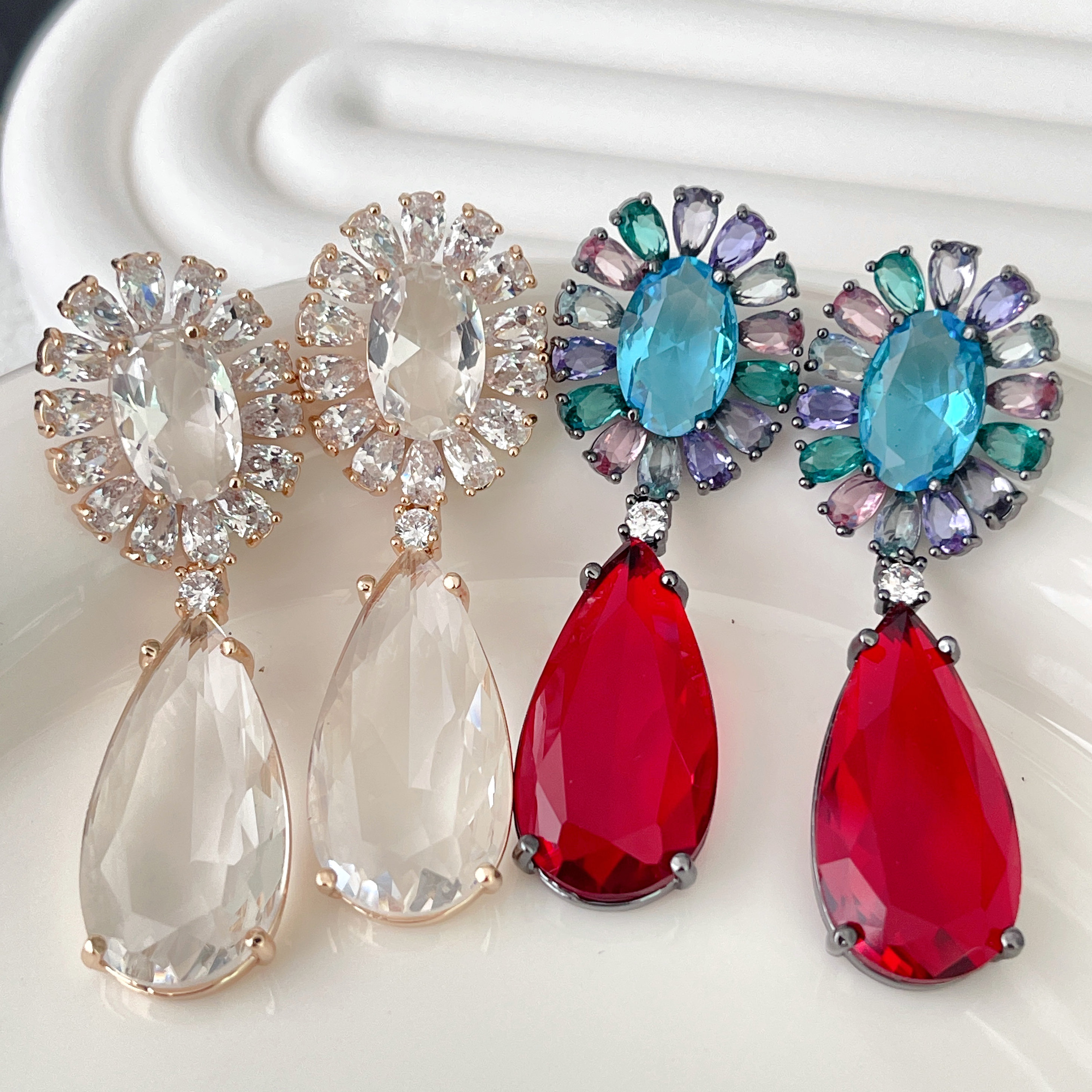 Big Water Drop Fine Earrings