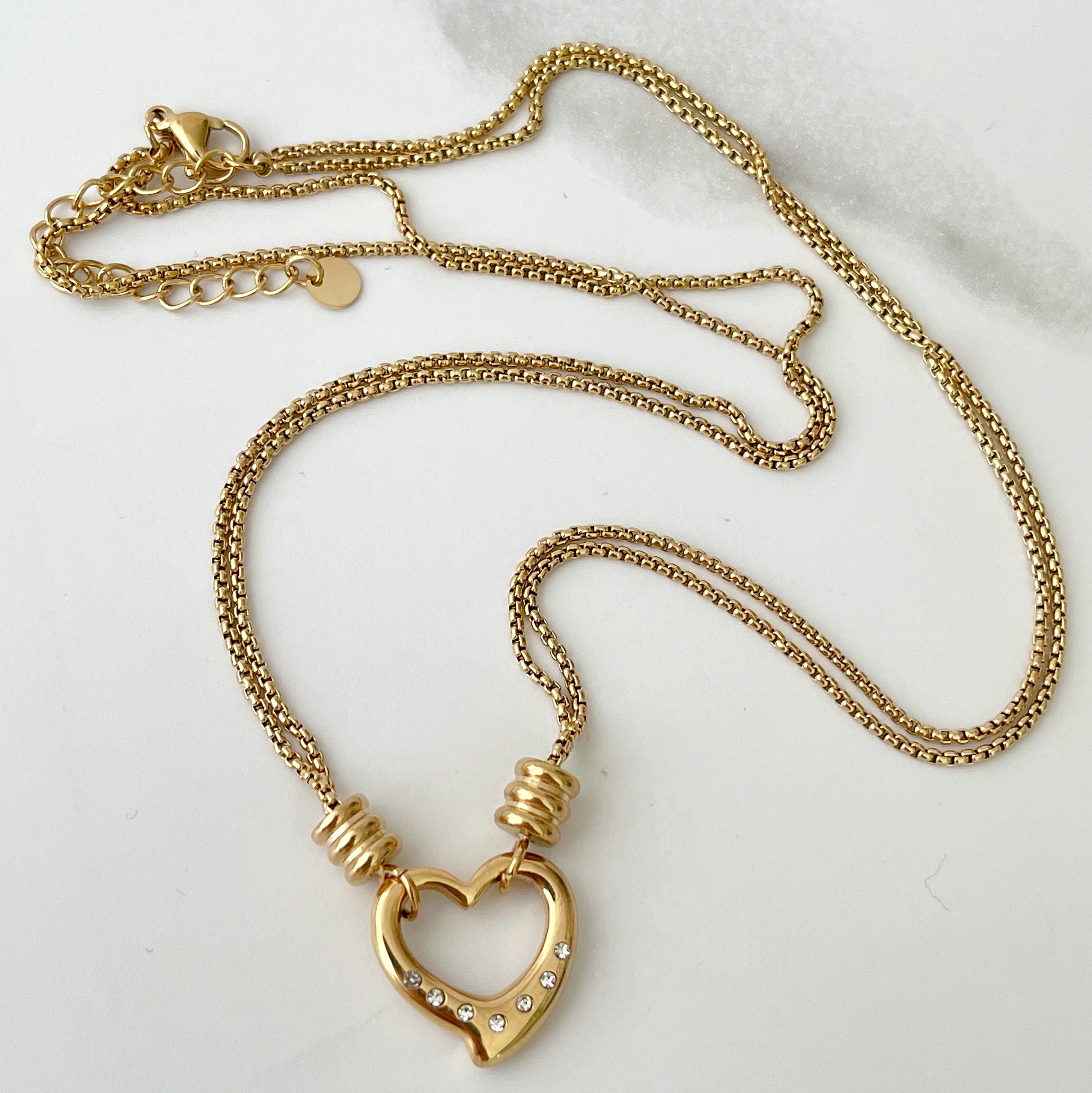 Stainless Steel Heart Necklace