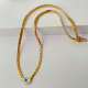 Stainless Steel Cuban Chain Eye Necklace