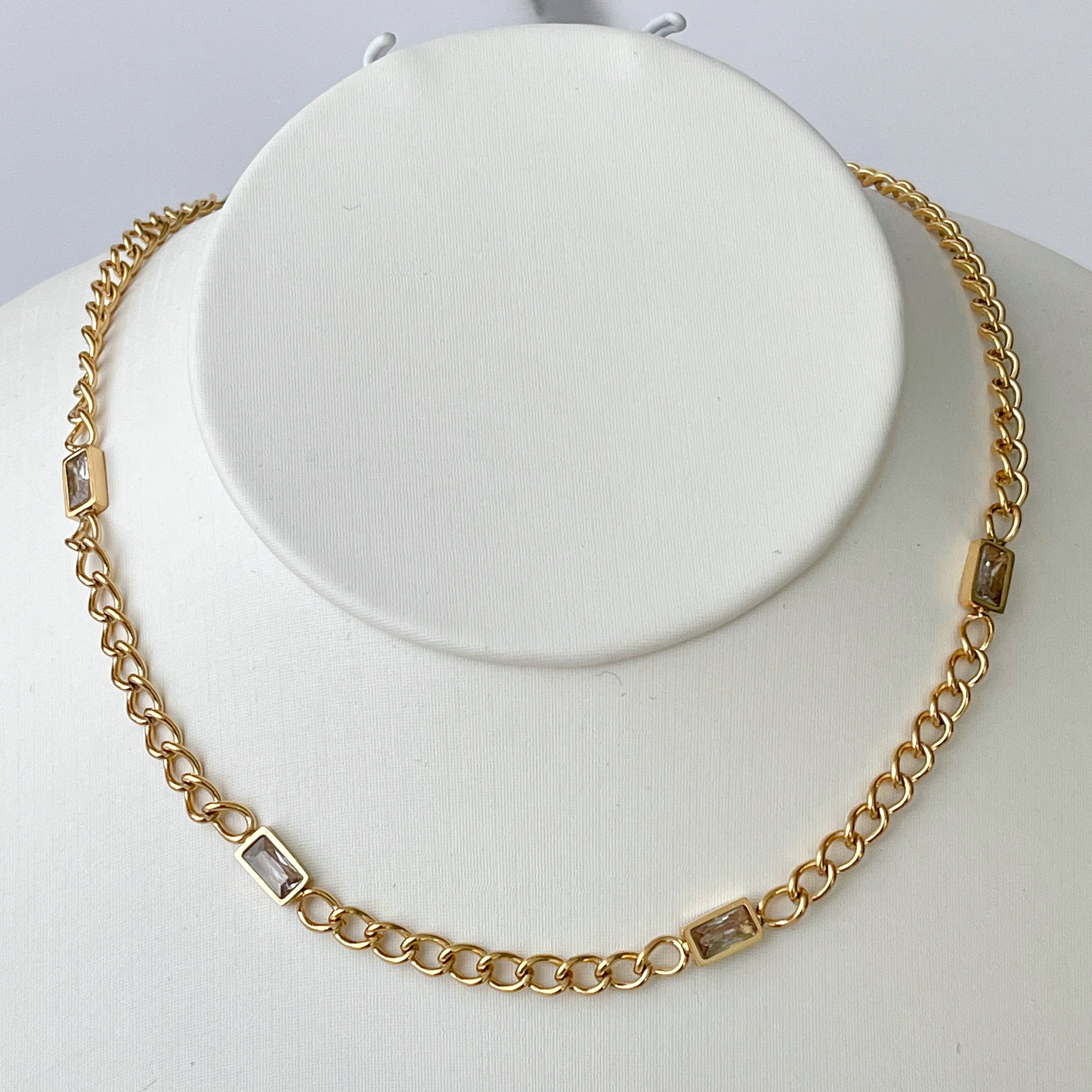 Stainless Steel Cuban Chain Necklace