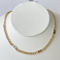 Stainless Steel Cuban Chain Necklace