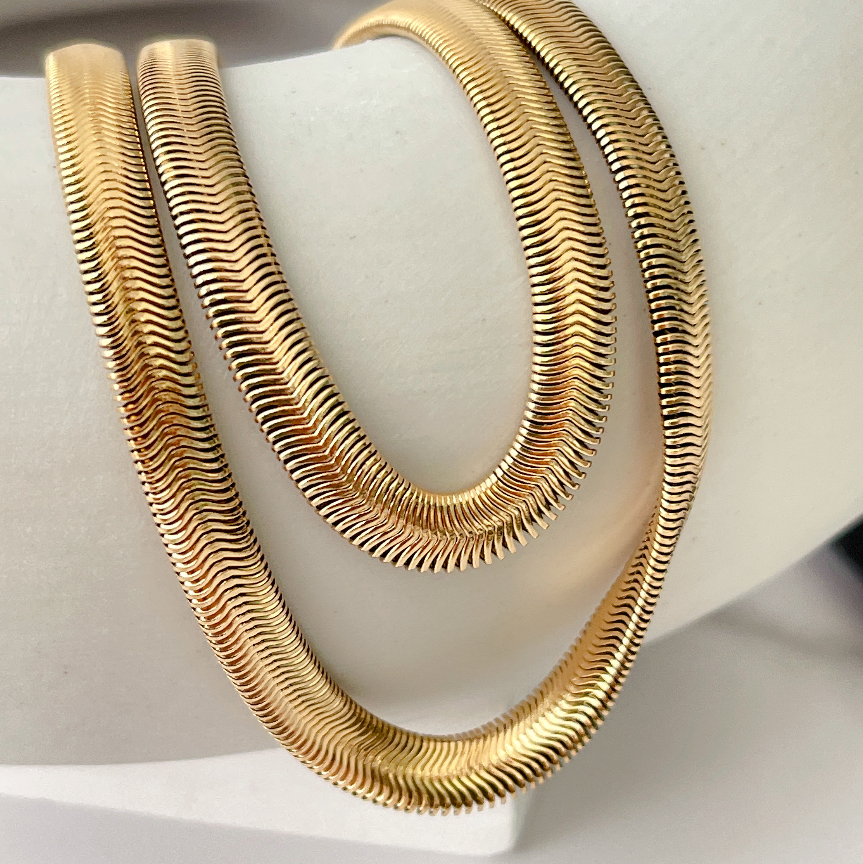 Stainless Steel Snake Chain Necklace