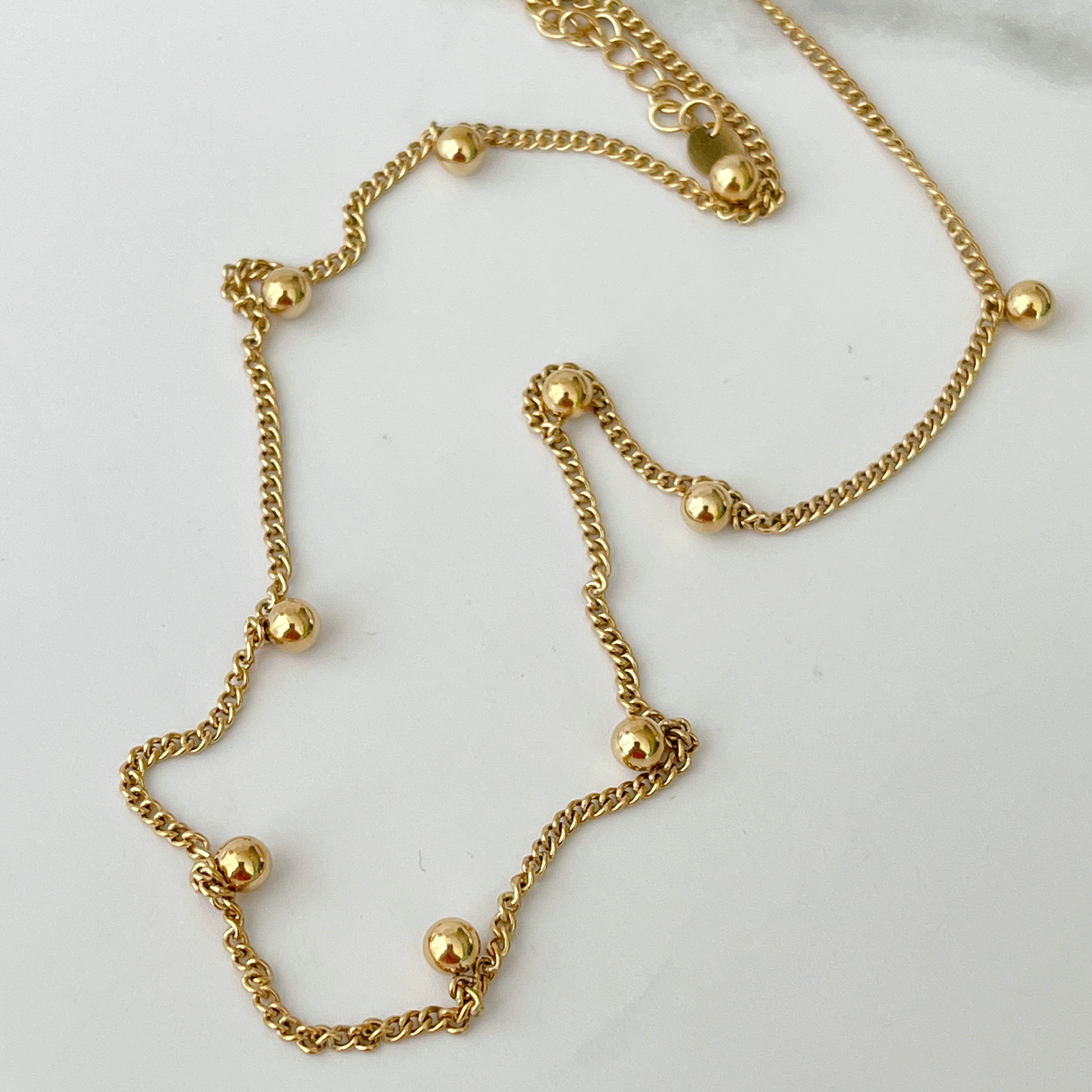 Stainless Steel Small Ball Cuban Necklace