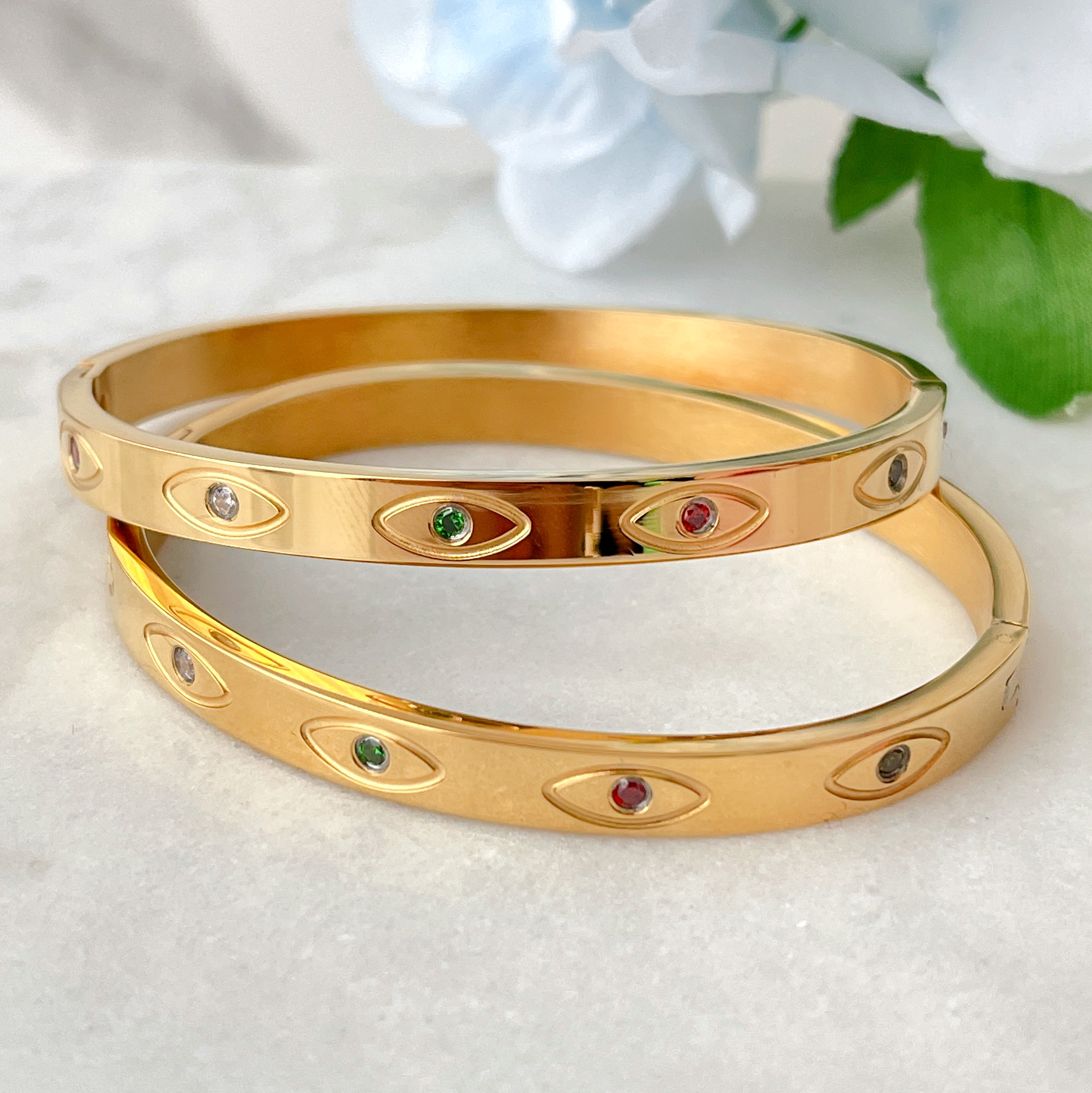 Stainless Steel Eye Cuff
