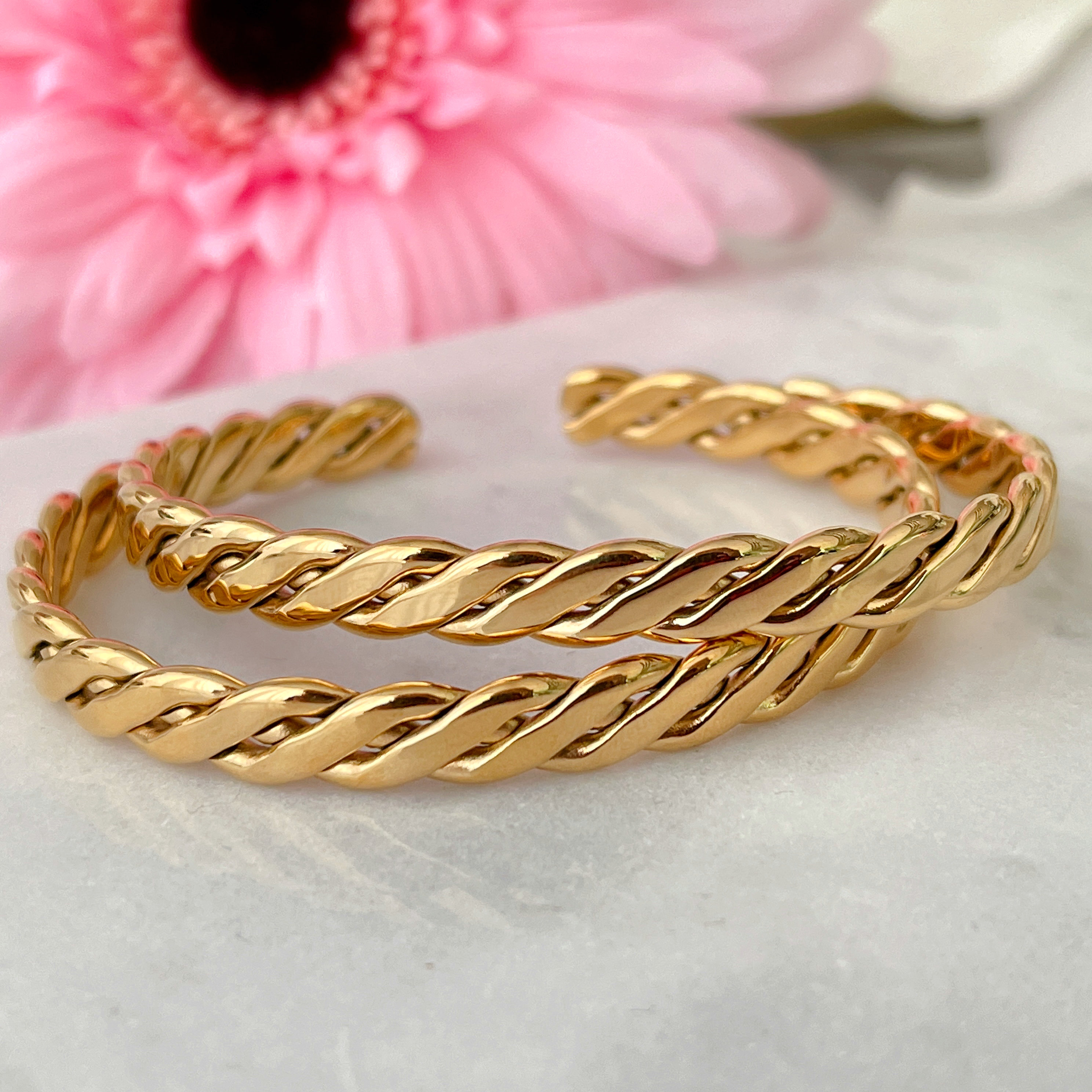 Stainless Steel Cuban Bangle