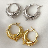 Simple Metal Hoop Earrings