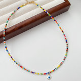 Colorful Beads With Bear / Good Luck Pendant