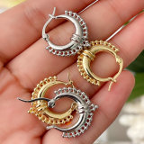 Simple Metal Hoop Earrings