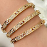 pave Zircon Eye Bangle