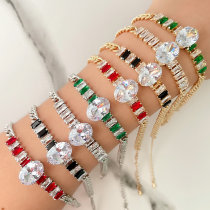 Fashion Pave Cuban Chain Bracelet