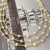 Fresh Water Pearl With Gold Charm