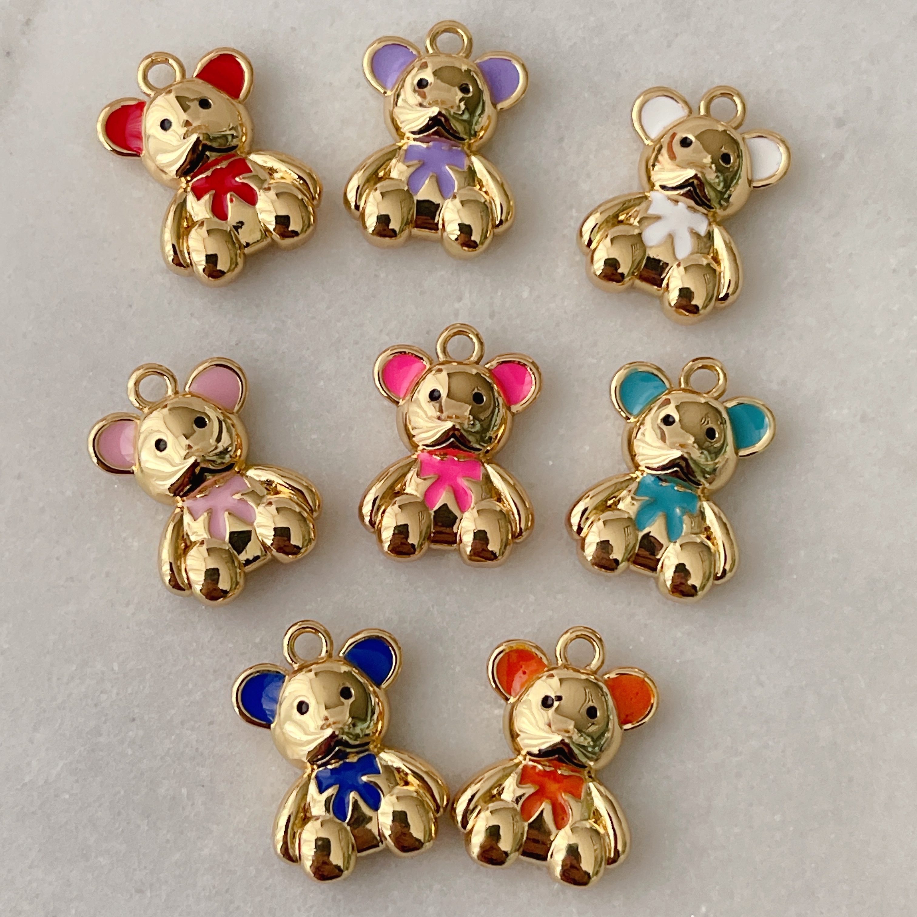 Enamel Bear Charm