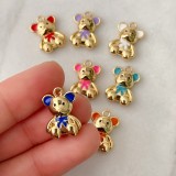 Enamel Bear Charm