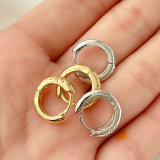 Simple Star Hoop Earrings