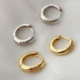 Simple Star Hoop Earrings