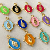 Enamel Jesus Pendant