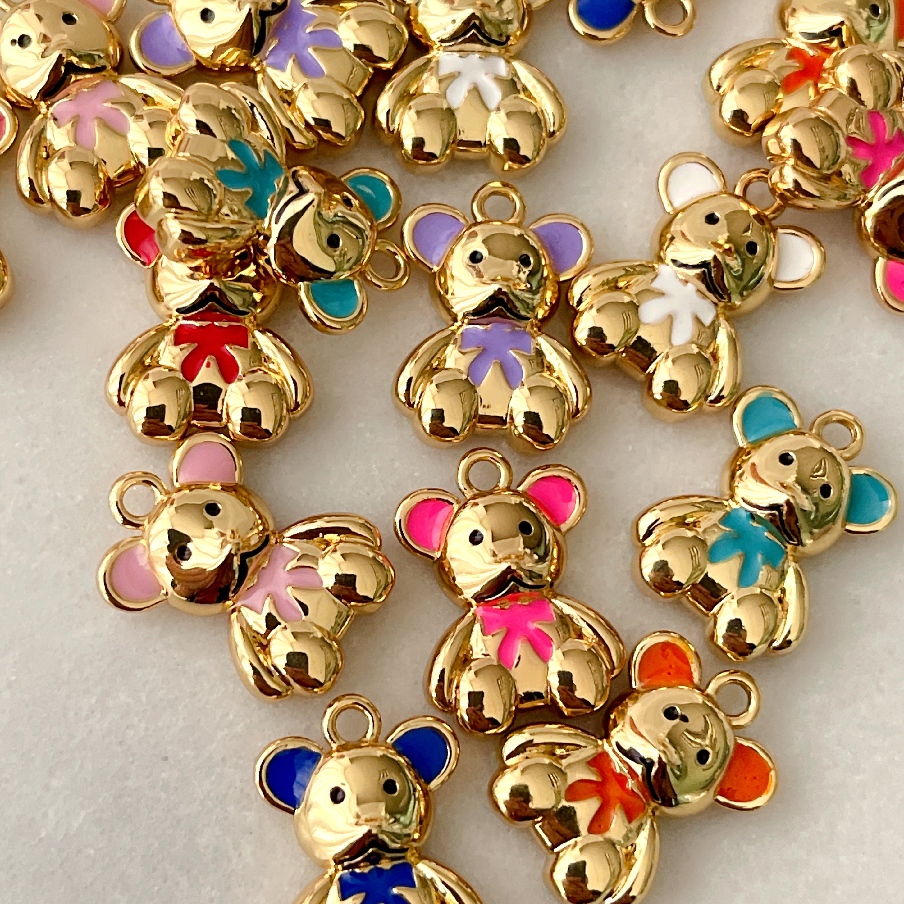 Enamel Bear Charm