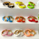 Enamel Hoop Earrings