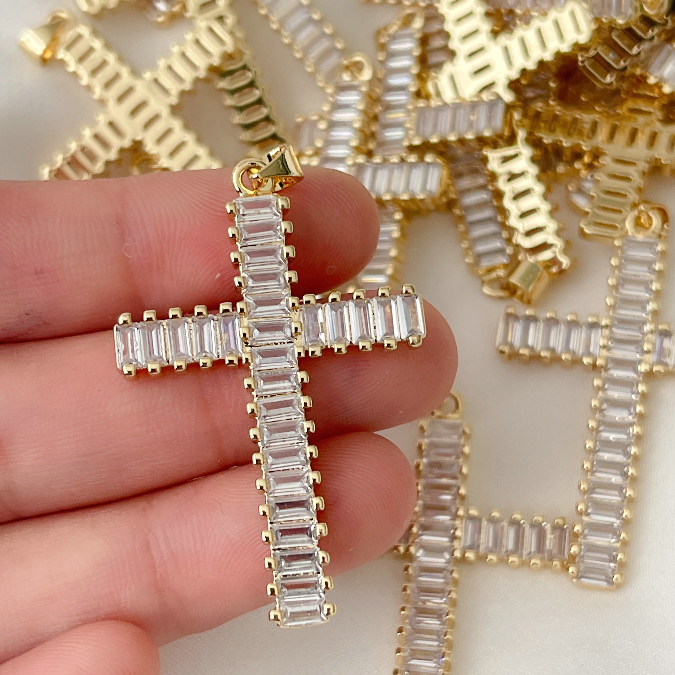 Pave Cross Pendant