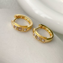 Simple Small Circle Earrings Hoop