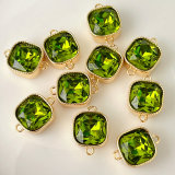 Green Square Connector For Bracelet