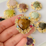 Heart Gemstone Pendant