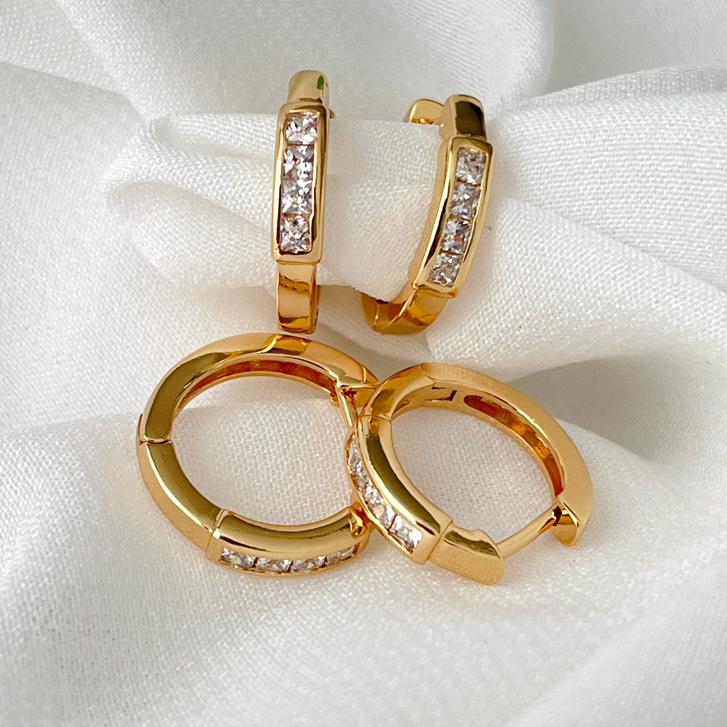 Simple Small Circle Earrings Hoop