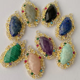 Geometry Gemstone Pendant