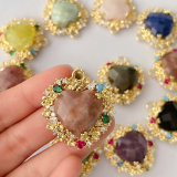 Heart Gemstone Pendant